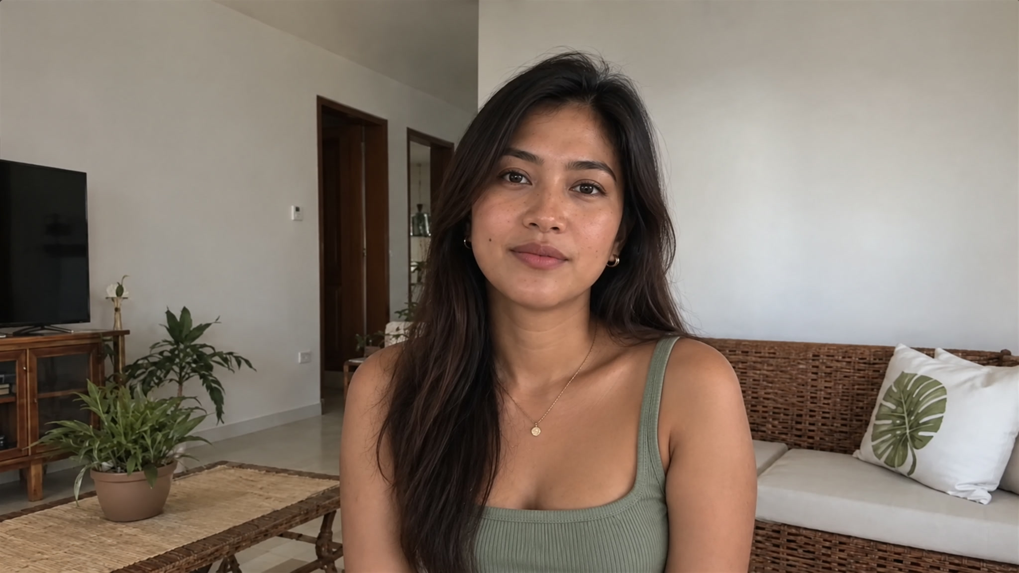 Rhea, your host, seated at home in the Philippines
